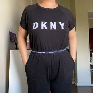 𝗱𝗸𝗻𝘆 black pj set